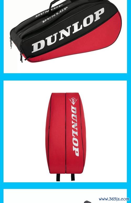 邓禄普专业网球背包，品质保证，轻松适应多样运动需求
